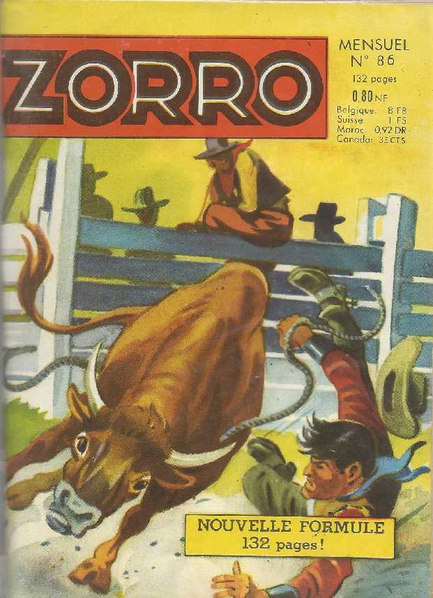 Scan de la Couverture Zorro n 86